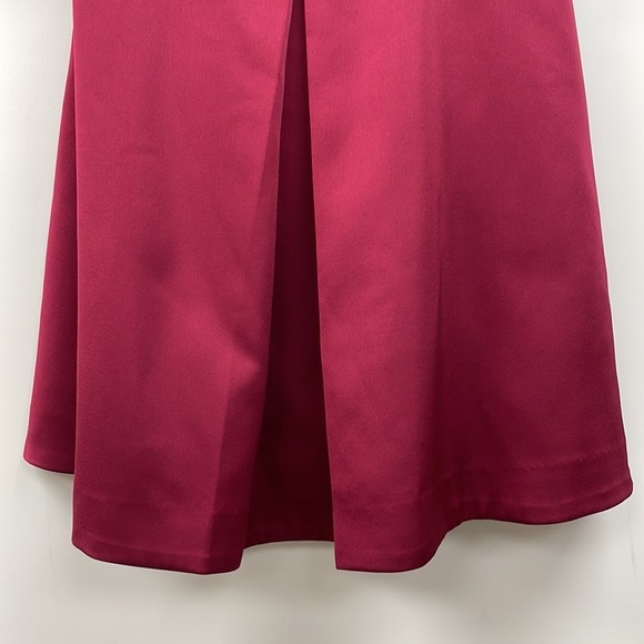 Keepsake Keep Watch Strapless Mini Cocktail Party Dress Red Plum Large - Picture 6 of 12